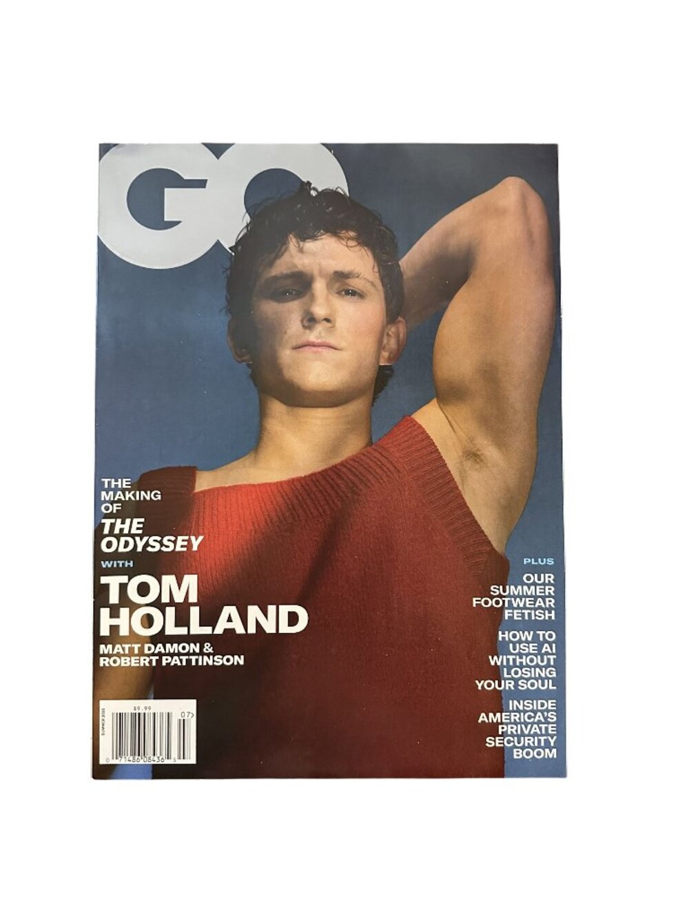 GQ Magazine Summer 2026 Making The Odyssey Tom Holland Matt Damon Robert Pattins